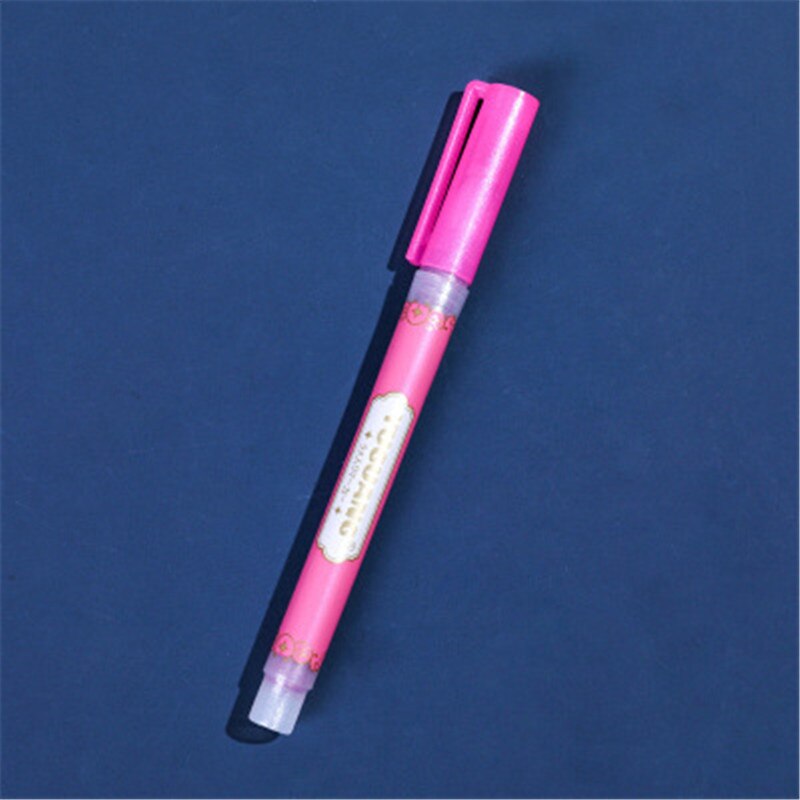 Fluorescent Highlighter Pen Markers Pastel Drawing Pen for Student School Office Supplies Cute Stationery: rose red