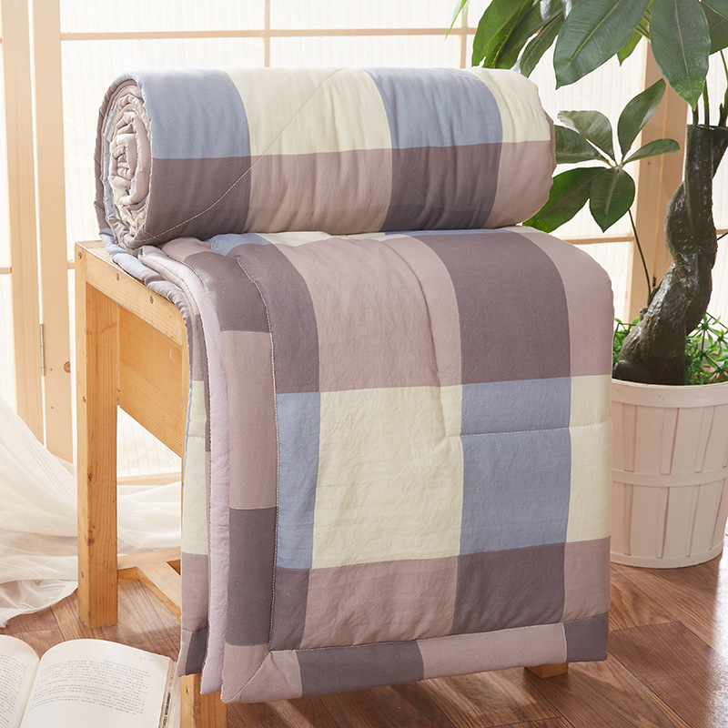 Summer Print Bed Covers & Comforters King Size Plaid Blankets for Adults Bedding Quilt Home Textile Best Selling: D / 200X230cm