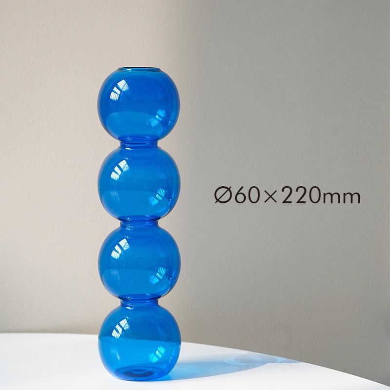 Kristallkula bubbla glas vas blomsterarrangemang hydroponics boll glas konst blomma ware heminredning blommig diy