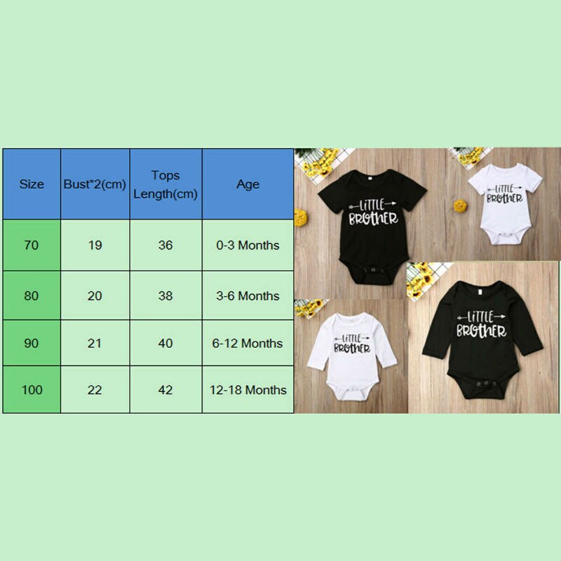 Baby Jongen Brother Brief Kleding Bodysuits Herfst Winter Jumpsuit Lange Mouwen bodysuit Voor Pasgeborenen Body Suit Baby