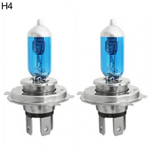 2Pcs 12V Super Bright Car Driving Front Headlight Halogen Light Bulb Fog Lamp: H4 100W