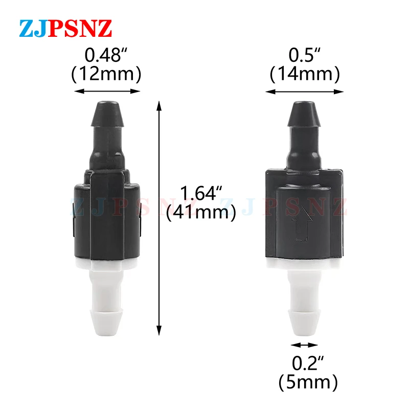 Auto Wischer Scheibe Windschutzscheibe Rückschlagventil Wasser sprühen Stecker Einweg Ventil Auto Flüssigkeit Wasser Rohr Wasser Rückschlagventil Werkzeug Universal-