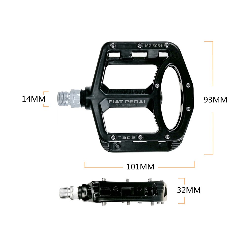 Pedales ultraligeros de aleación de magnesio para bicicleta de carretera, Pedal de rodamiento para ciclismo de montaña, Pie Grande, accesorios