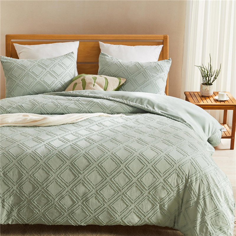 Duvet Cover Bedding Set with Pillowcases Household Winter Warmth Thick Bedding Set Single Double Queen King Size Quilt Cover