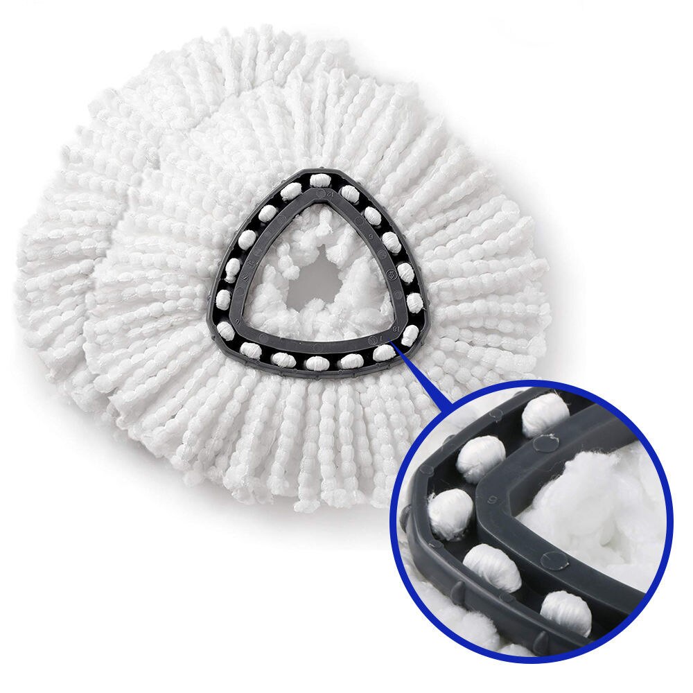 spin mop head triangle cotton mop head replacement
