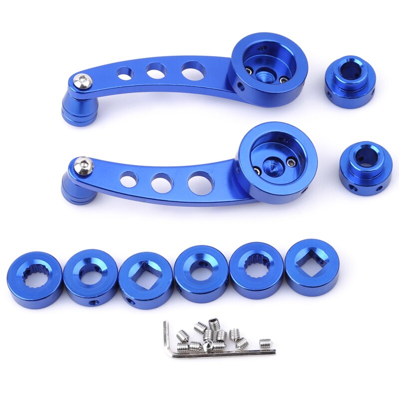 Aluminum Alloy Universal Car Window Handle Winder Riser Replacement Winder Crank Riser Kit Universal Fit