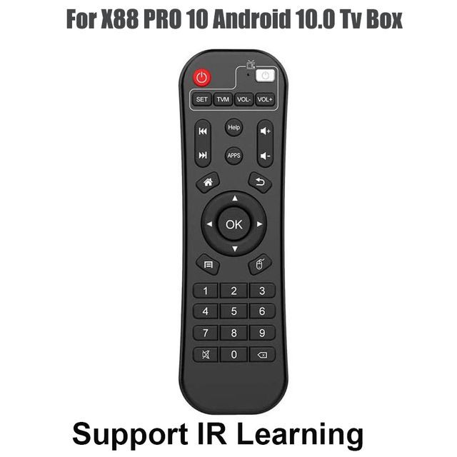 X88 PRO 10 Android 10.0 TV BOX IR Wireless Remote Control &amp; IR Remote Controller For Transpeed Android 11 TV BOX: For Android 10