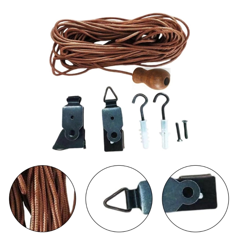 1 Set Rolgordijnen Fittingen Liftkoorden Bamboe Gordijn Repareren Touw Rolkap Accessoires Gereedschap Reparatie Onderdelen