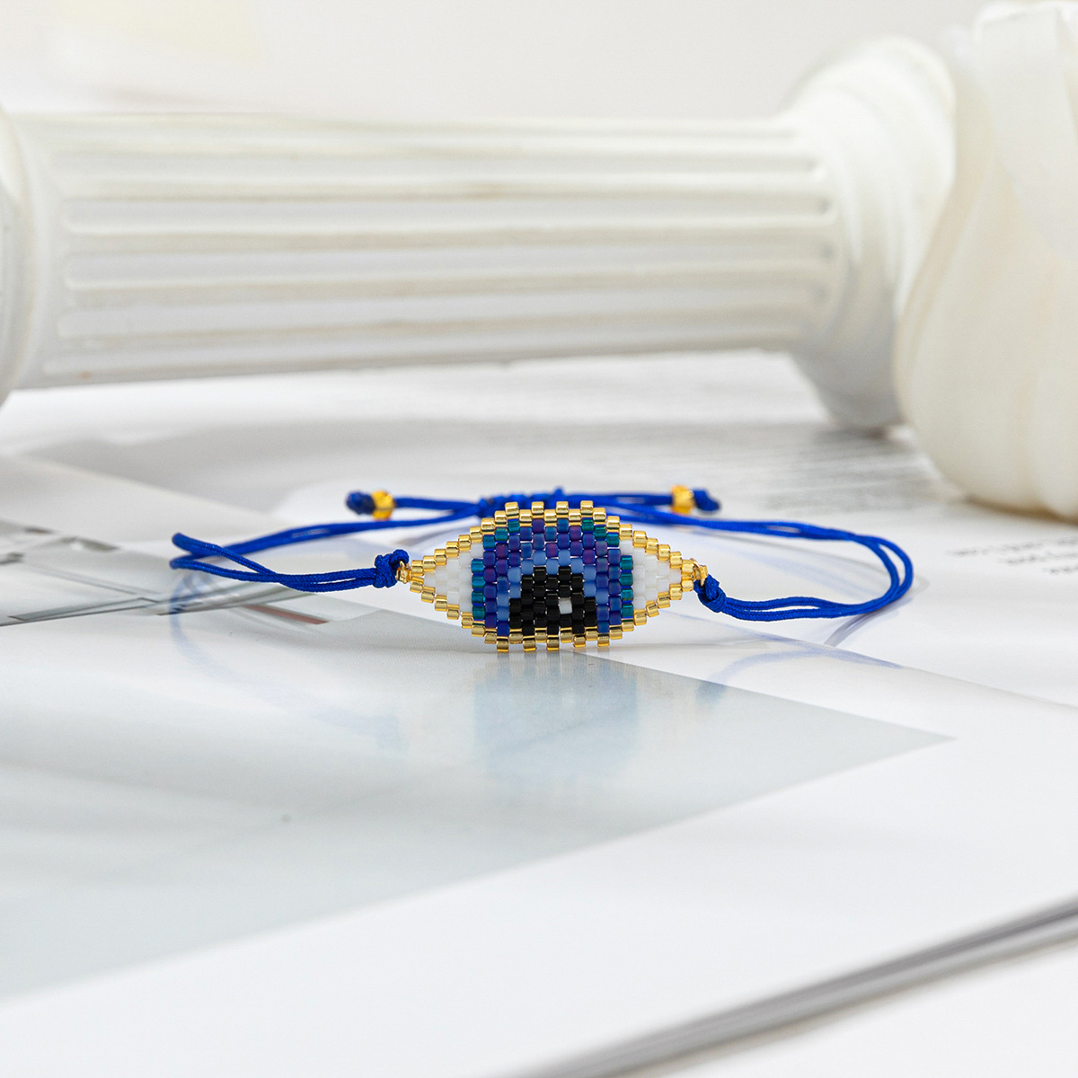 Miyuki Beaded Colorful Bracelet Eyes Jewelry Multilayer Chains Wrap Bracelets Set for Women Men Handmade Pulsera