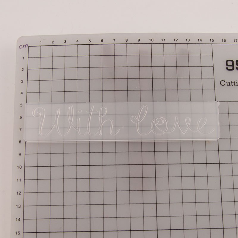 craft card making paper card album wedding decoration Embossing folders Em076 with Love