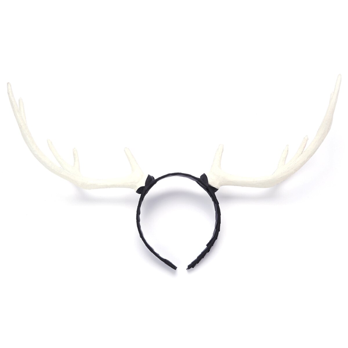 Kerst Rekwisieten Hoofdband Gothic Herten Hoorn Xmas Gewei Kostuum Haarband: WHITE