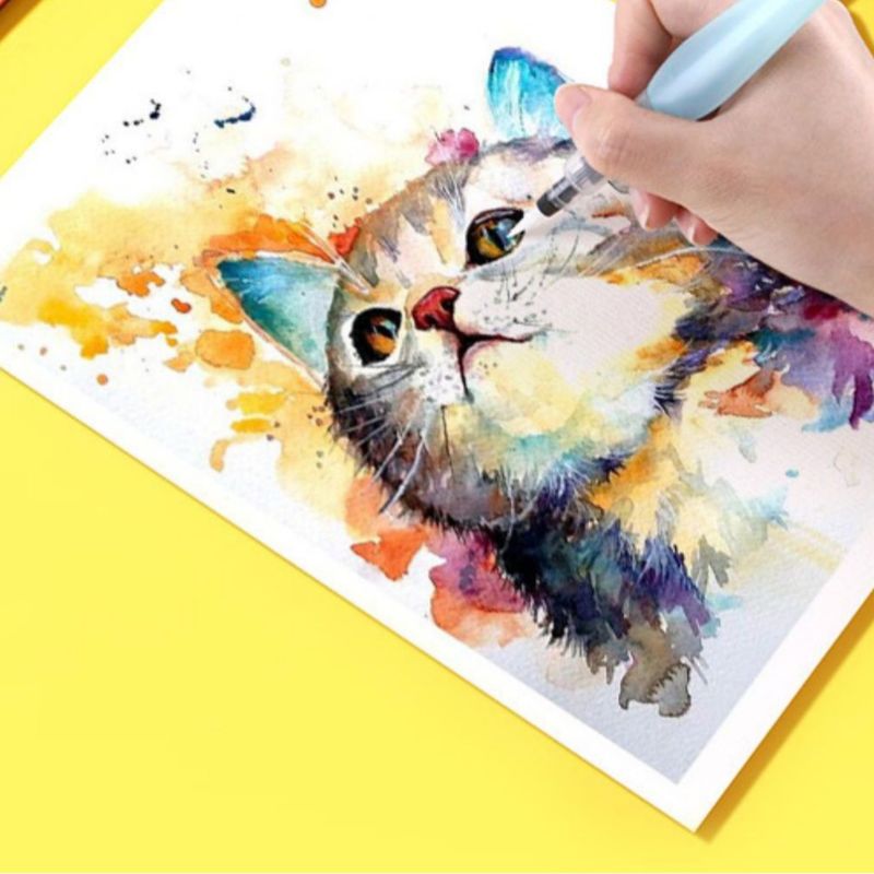 Solide Aquarel Verf Set 36 Kleuren Art Set Met Water Borstel Pen Aquarel Pigment