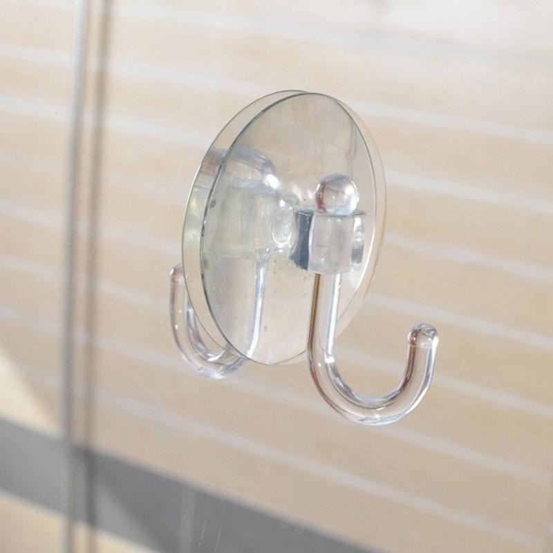1pcs Clear Suction Cup Sucker Hooks Plastic Adhesive Storage Holders Home Window Glass Sucker Hanger Suction Cup Sucker Hooks