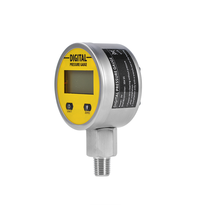 1Pc Pressure Gauges Digital Display Oil Pressure Hydraulic Test Meter 3V 250BAR/25Mpa 2 Points Thread For Gas Water Fuel Liquid