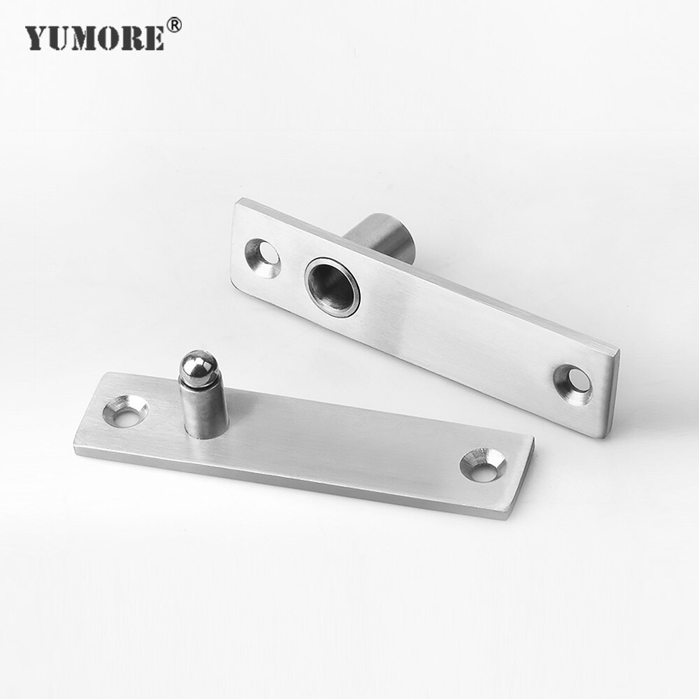 YUMORE 360 Degree Shaft Rotation Axis Wooden Door Hinge Hidden Adjustable Gap Shaft Up and Down Door Pivot Hinge Hardware