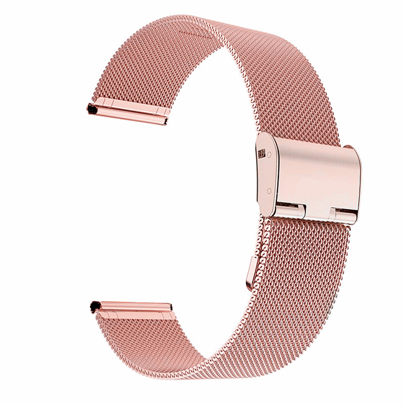 22mm 20mm kellon ranneke samsung galaxy watch active 2 ranneke samsung gearille  s3 ranneke samsung galaxy kellolle 4 classic: Vaaleanpunainen / 22mm