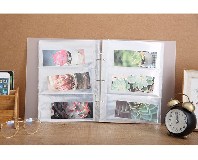 480 lommer gennemsigtigt mini film fotoalbum til fujifilm instax mini 9 8 7s 70 90 instant kamera film billet postkortholder: Billetter (180 lommer)