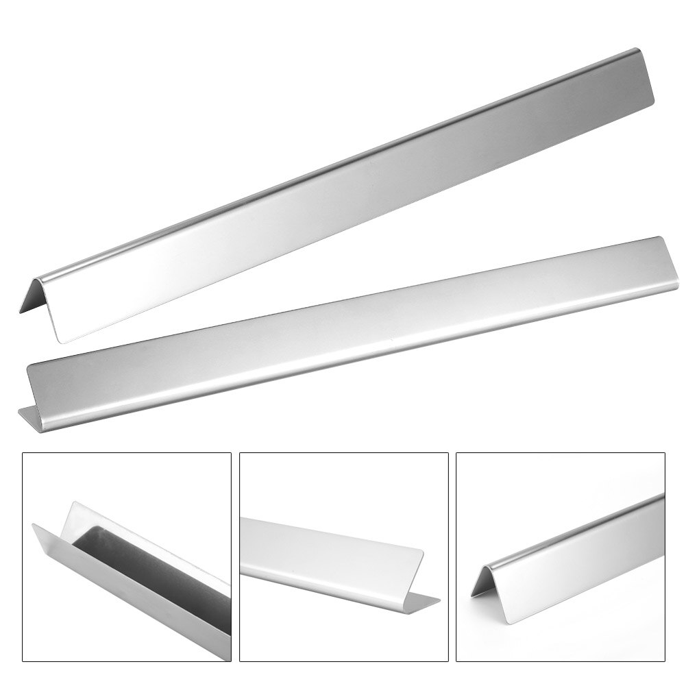 3Pcs Stainless Steel Gas Grill Heat Plate BBQ Heat Tents Fit for Weber/Spirit Series