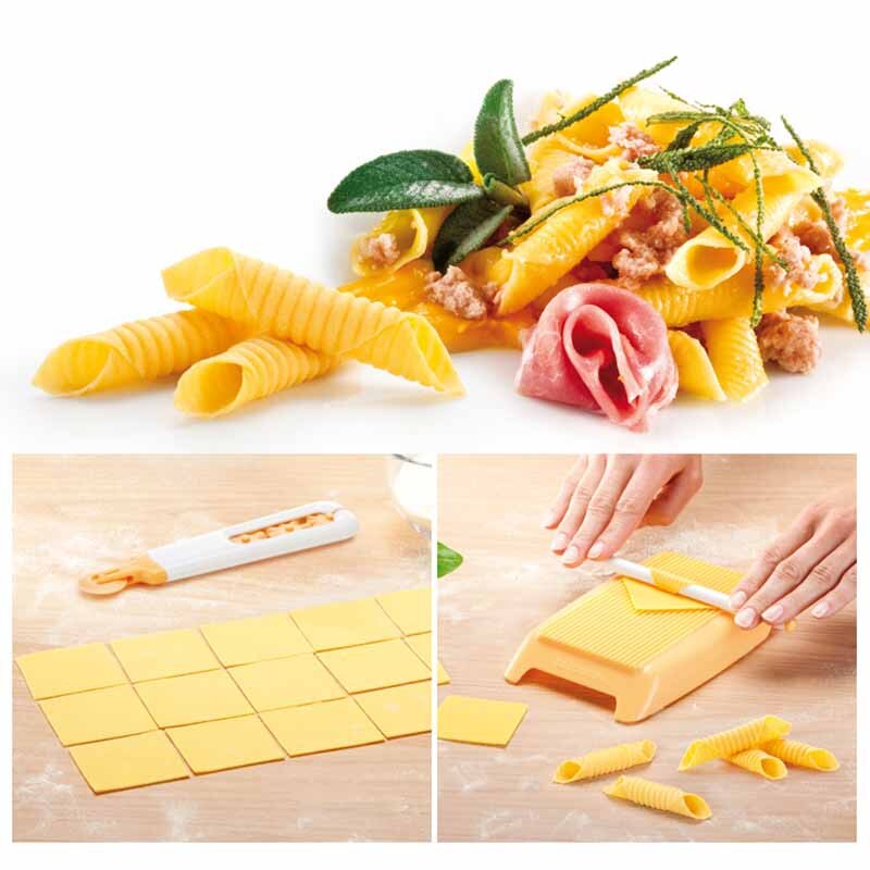 Molde de tallarines en espiral para hacer macarrones, herramienta de cocina Manual italiana, ABS + TPR, para restaurantes en casa