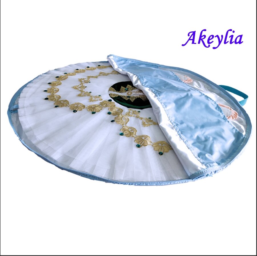 Ballet Tutu Bag Waterproof Black Tutu Bags Protective Pink Foldable Ballet Tutu Bag Rose Red &amp; blue