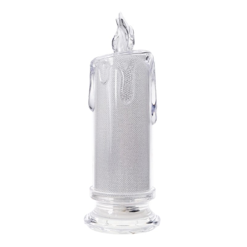 Lampe à bougie électronique sans flamme, bougie de prière consacrée, lumière de jésus vierge, décoration religieuse