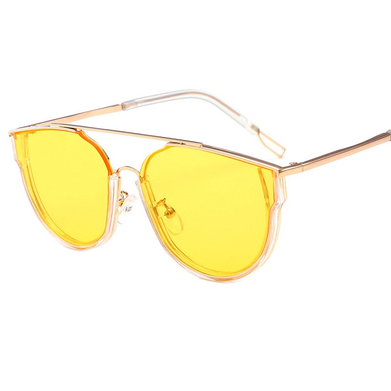 Dames zonnebril modieuze trend dubbele straal zonnebril gezicht trimmen groot frame dames en heren straatbril