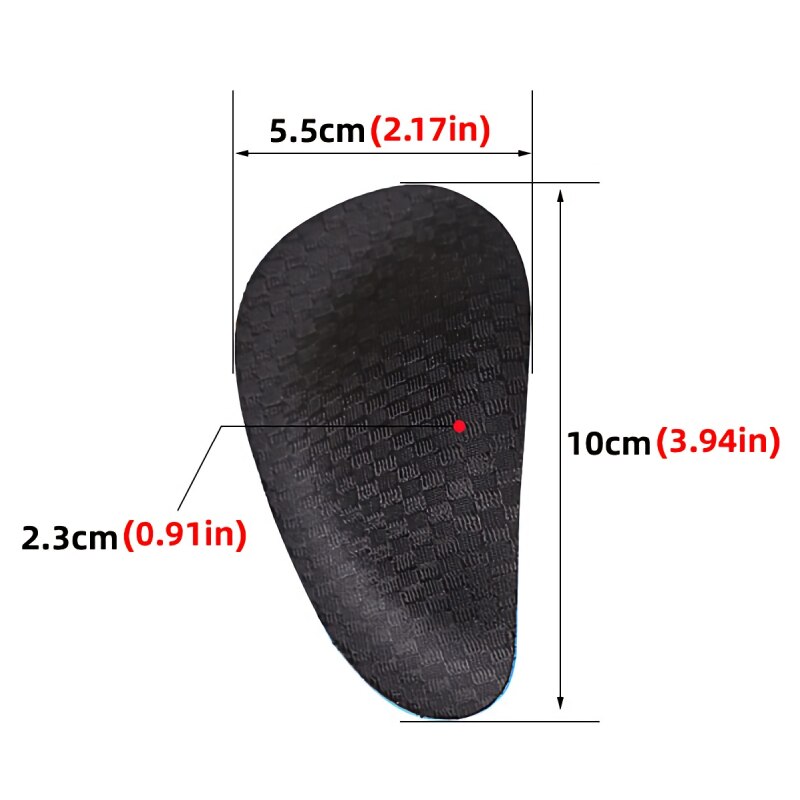 Almohadillas ortopédicas de EVA para pies planos Unisex, plantillas deportivas para el cuidado de los zapatos, accesorios para el arco, Varus Hallux Valgus, 1 par