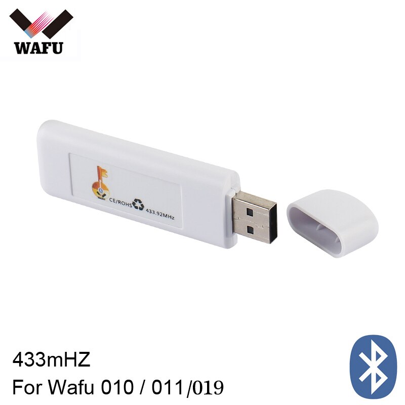 Wafu cerradura de puerta Bluetooth adaptador Bluetooth Control inalámbrico 433mHZ Control remoto teléfono móvil aplicación para bloqueo wafu 010/011A/019