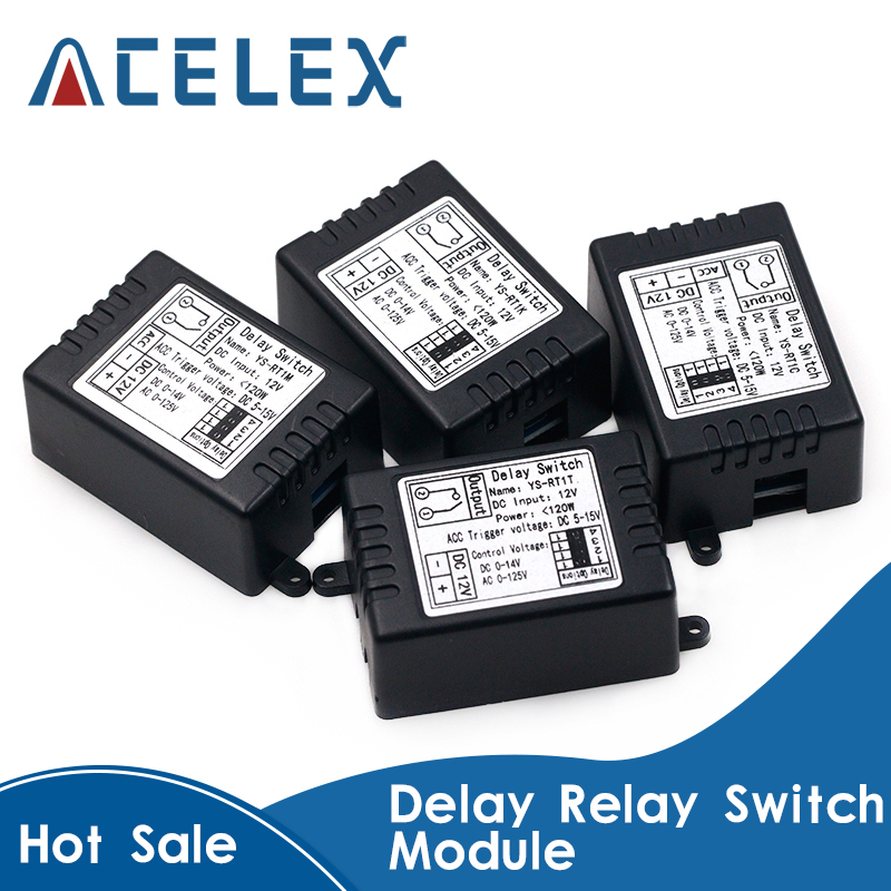 Power-on forsinkelse relæ switch modul trigger delay  dc 12v 60s programmerbar forsinkelse controller