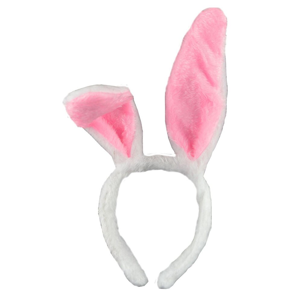 Barn voksen kanin øre pannebånd sett svart rosa fancy dress kostyme hønefest stor kanin øre hårbånd hodeplagg hale