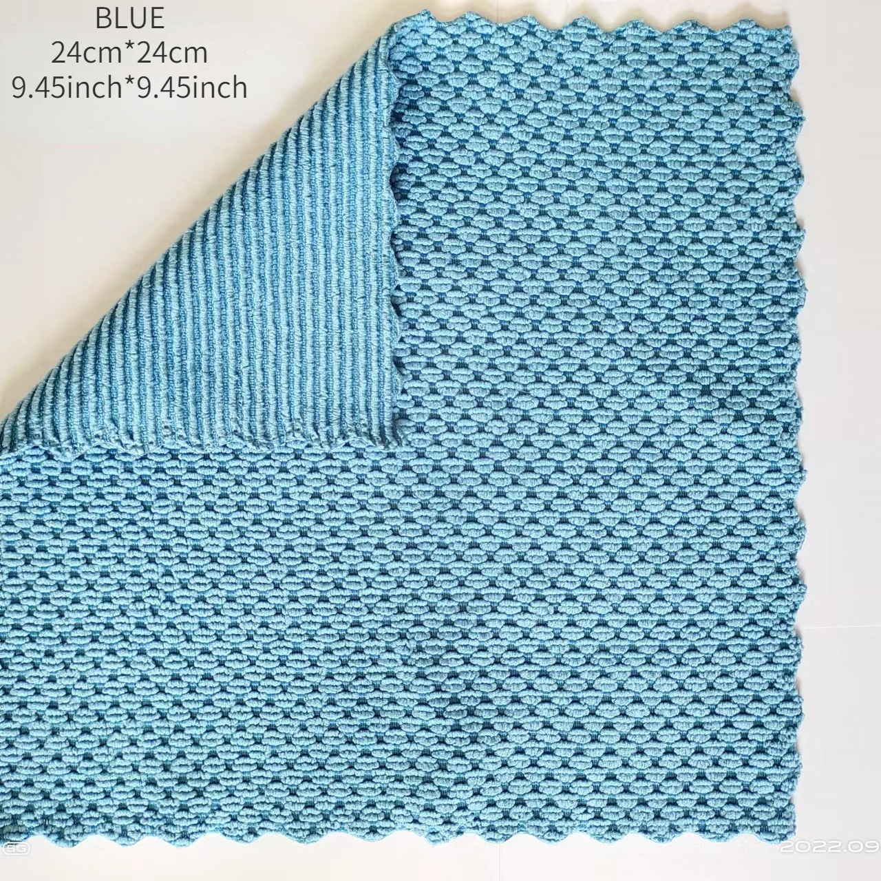 5Pcs Polyester/Nylon Cleaning Towel Anti-grease Cleaning Cloth Multifunction Home Washing Dish Kitchen Supplies Wiping Rags: orange