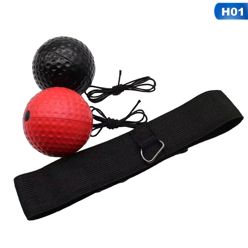 Head-mounted Boxing Training Ball Speed Response Ball Boxing Magic Ball Decompression Ball PU Foam Ball: Default Title