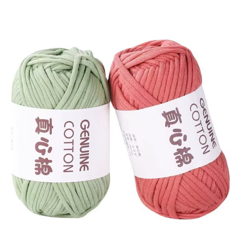 50g Genuine Cotton Yarn Beginner Crochet Yarn Easy To Use Cotton yarn for Hand Knitting Weaving DIY Scarves Blankets Hat Clothes