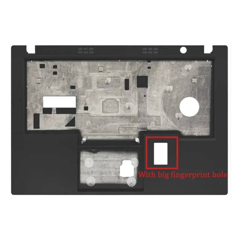 Fodral till thinkpad  t490 t495 p43s t14 gen 1 bärbar dator skal lcd toppkåpa/bakkåpa/frontram: Silver-