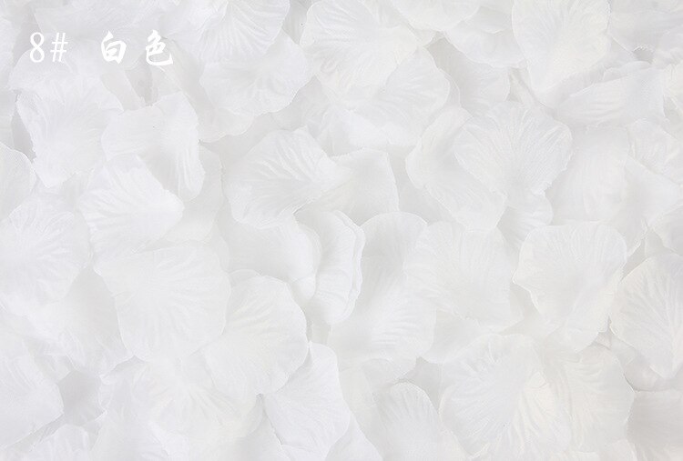 100 stk 5*5cm silke rosenblade til bryllup dekoration romantisk kunstig rose blomster bryllup tilbehør