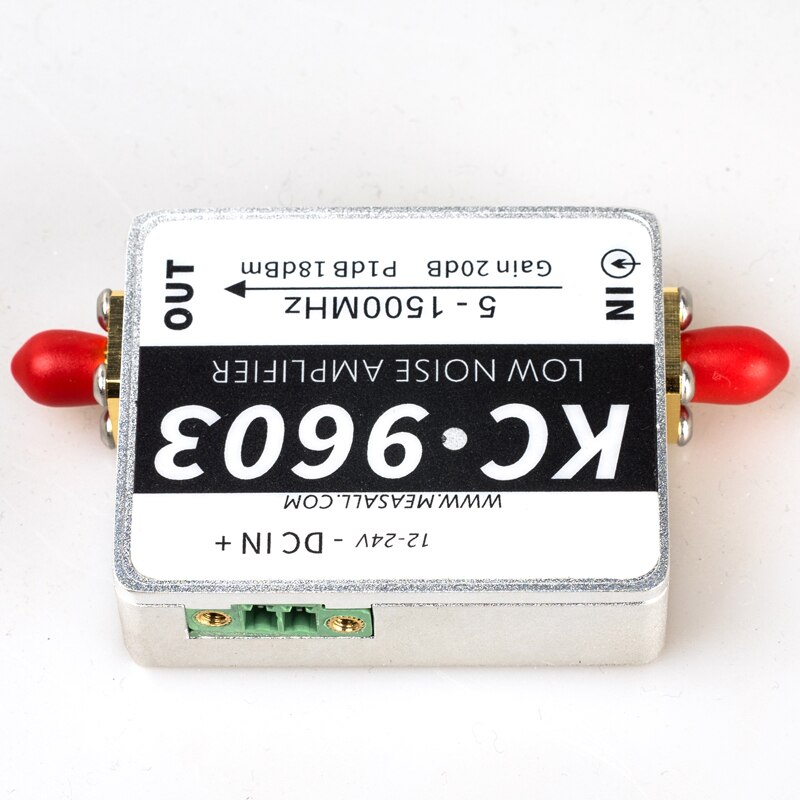 KC9603 1.5G 20dB Low Noise Amplifier LNA 5MHz-1500MHz