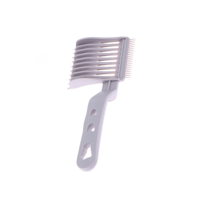 Männer Barber Flat Top Haar Cut Kamm Pro Barbershop Gebogene Positionierung Haar Clipper Kamm Salon Friseur Styling Werkzeug Liefert: Burgunderrot