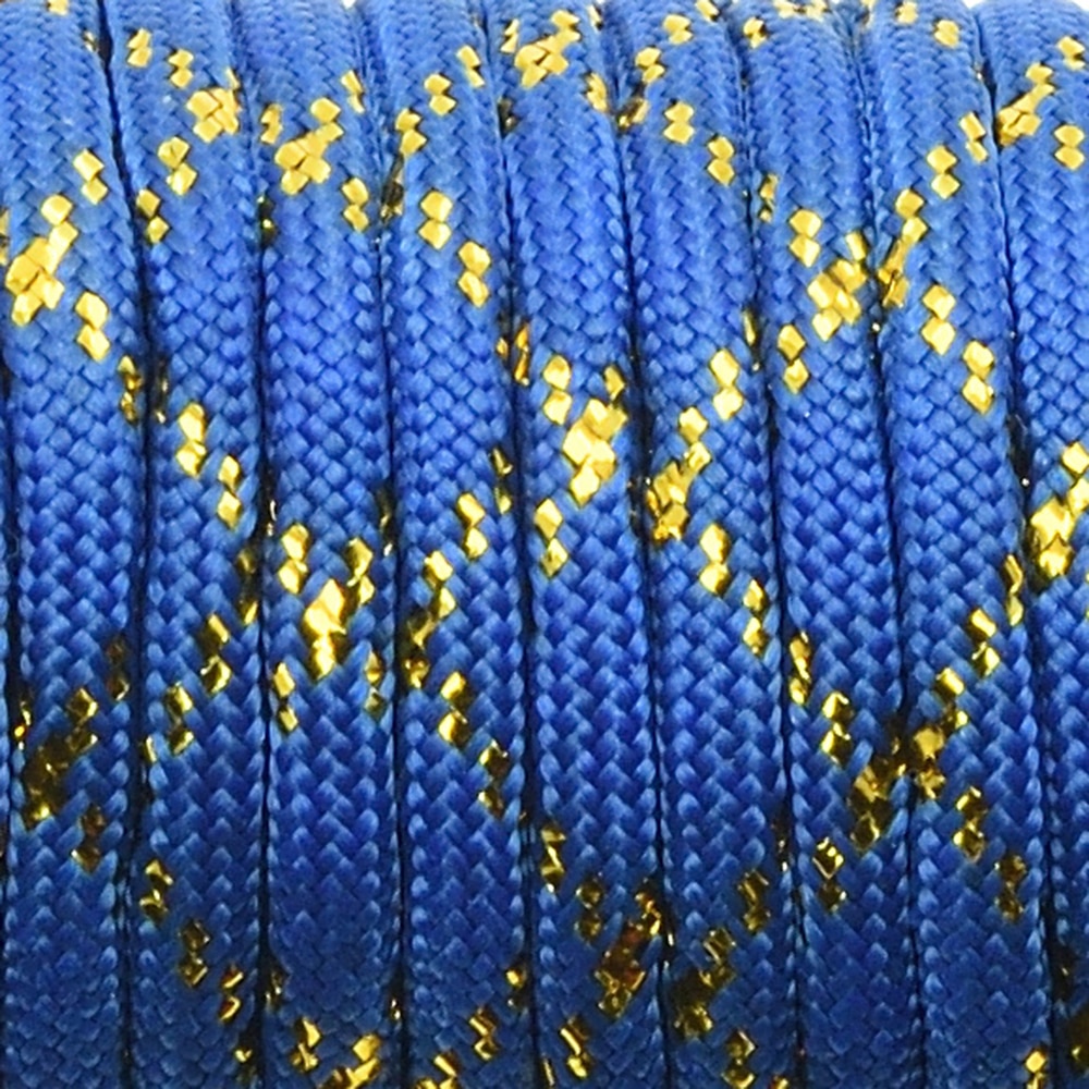 Gold Silver Cord 550 Paracord Parachute Cord Lanyard Mil Spec Type III 7 Strand Core 100 FT 19 Colors