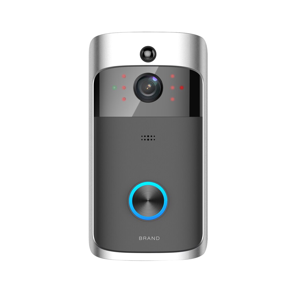 Smart wifi trådløs video dørklokke seer ring kamera vandtæt nattesyn dørklokke intercom lejlighed sikkerhed app kontrol: Valgmulighed 2