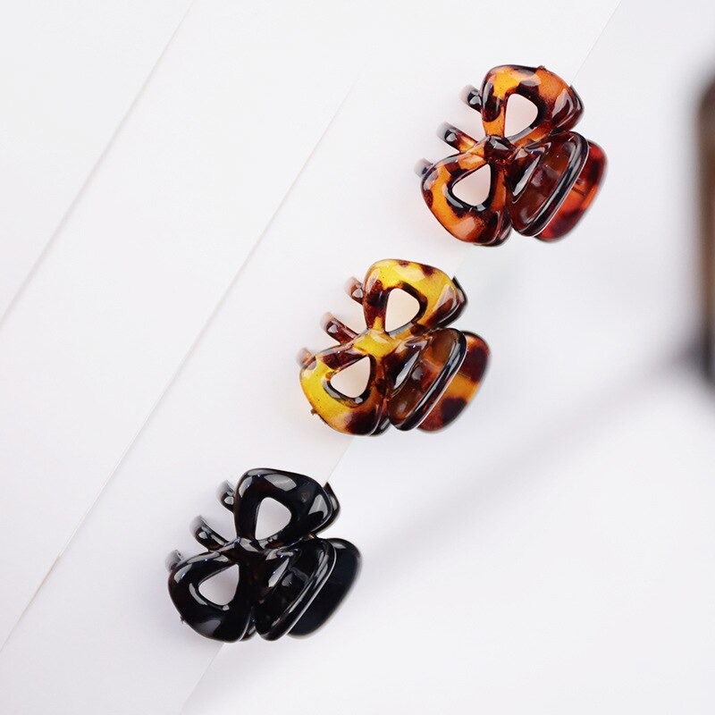 6 Pcs/sets pequeño gancho para el pelo Clips mujeres chicas de pelo pequeño cangrejo garra broches Mini Clips de pelo horquilla accesorios de