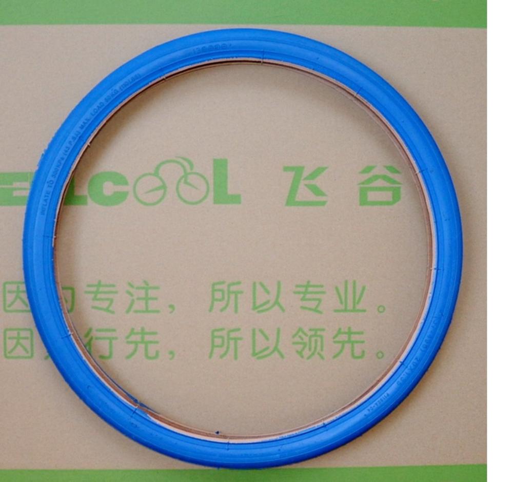20 inch bike tire 20*1.35 bicycle tire for fixed gear colorful tire folding bike tires: blue