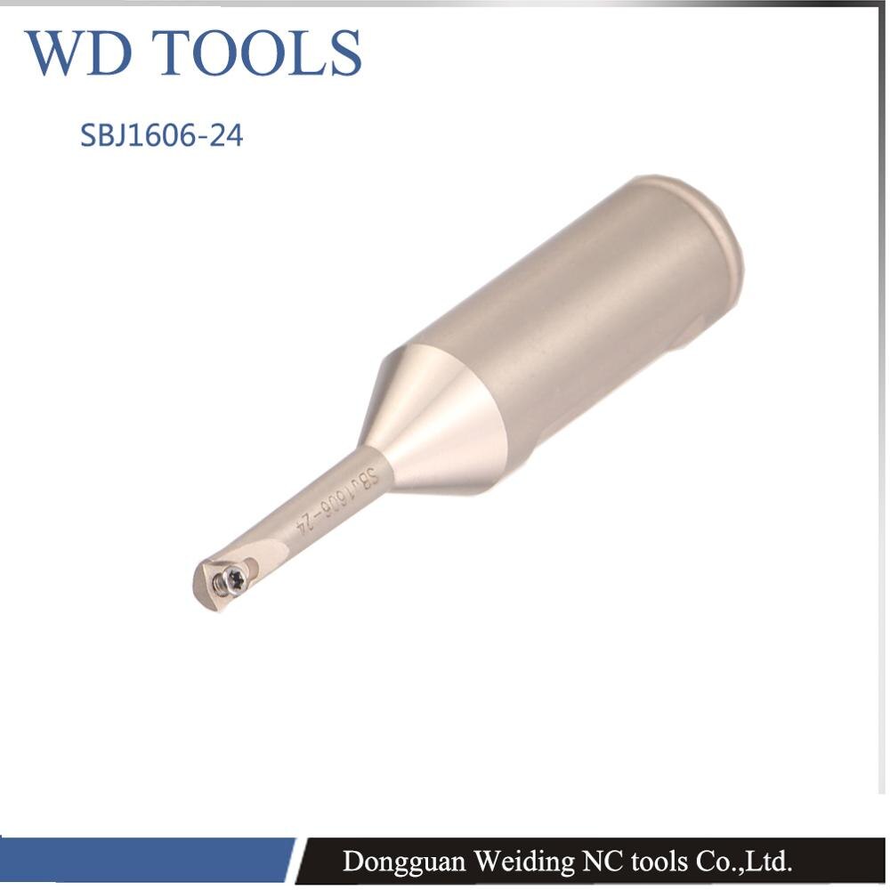 Barre d'alésage pour tête d'alésage pour NBJ, 2 pièces et outils pour machines, barre d'alésage de précision SBJ1606-24 CNC