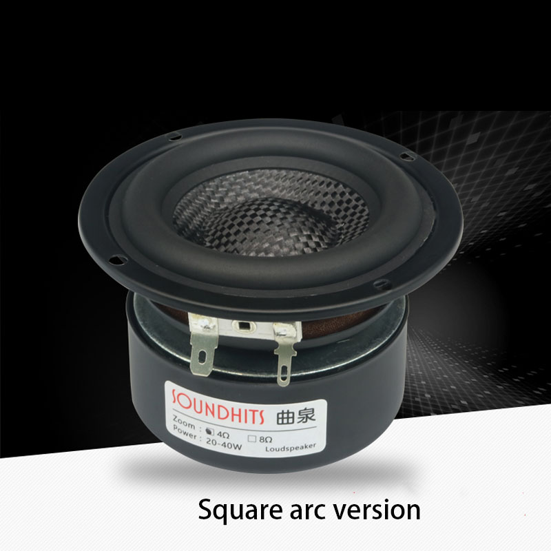25 ~ 40w 3 tommer højttaler 4 ohm~ 8 ohm bashøjttaler subwoofer højttaler bas hifi højttalerenhed glasfibervævet bassin lavfrekvent kraftig