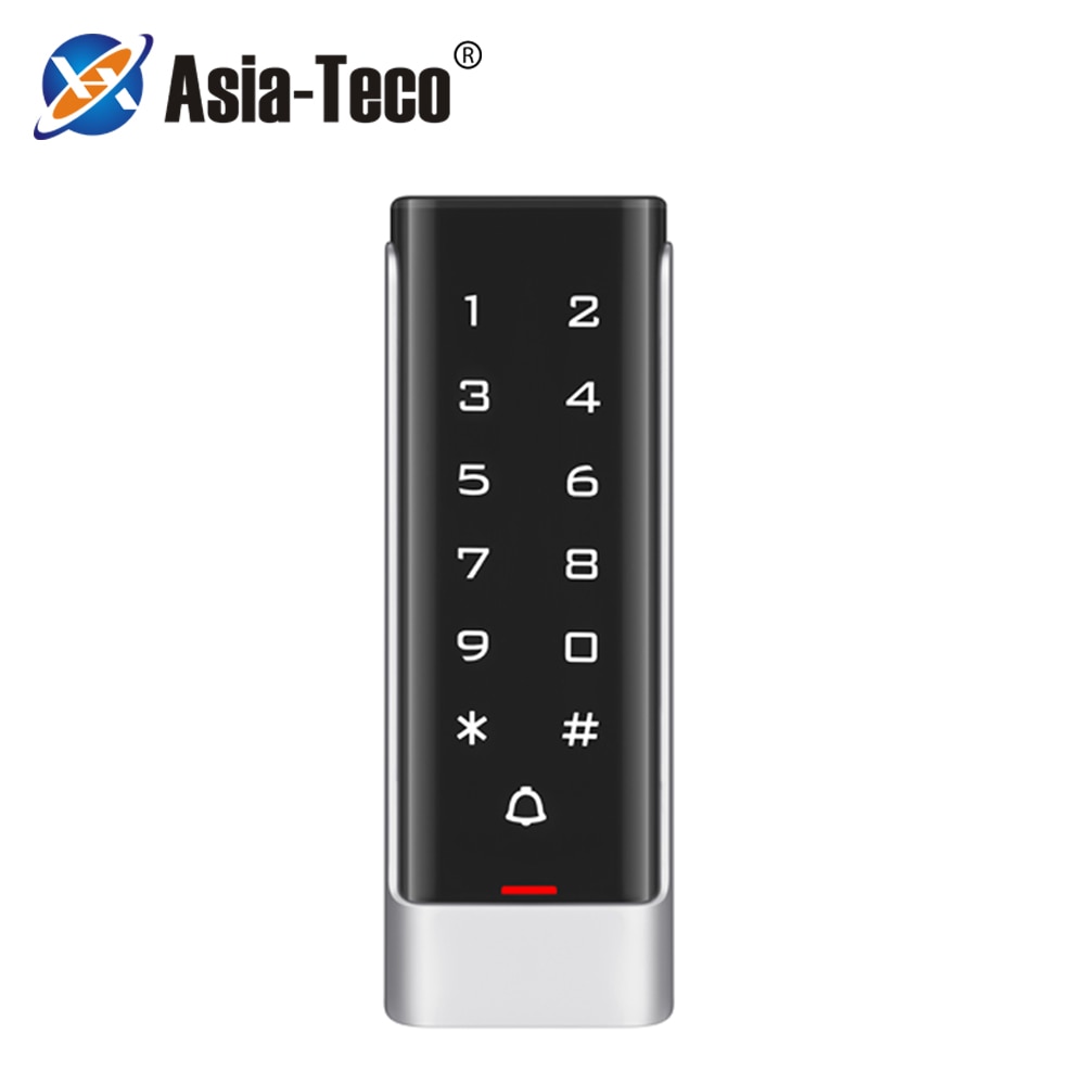Ip65 waterdichte touchscreen 125 khz 13.56 mhz kaarten standalone toegangscontroller rfid-touchcontroller voor toegangscontrolesysteem