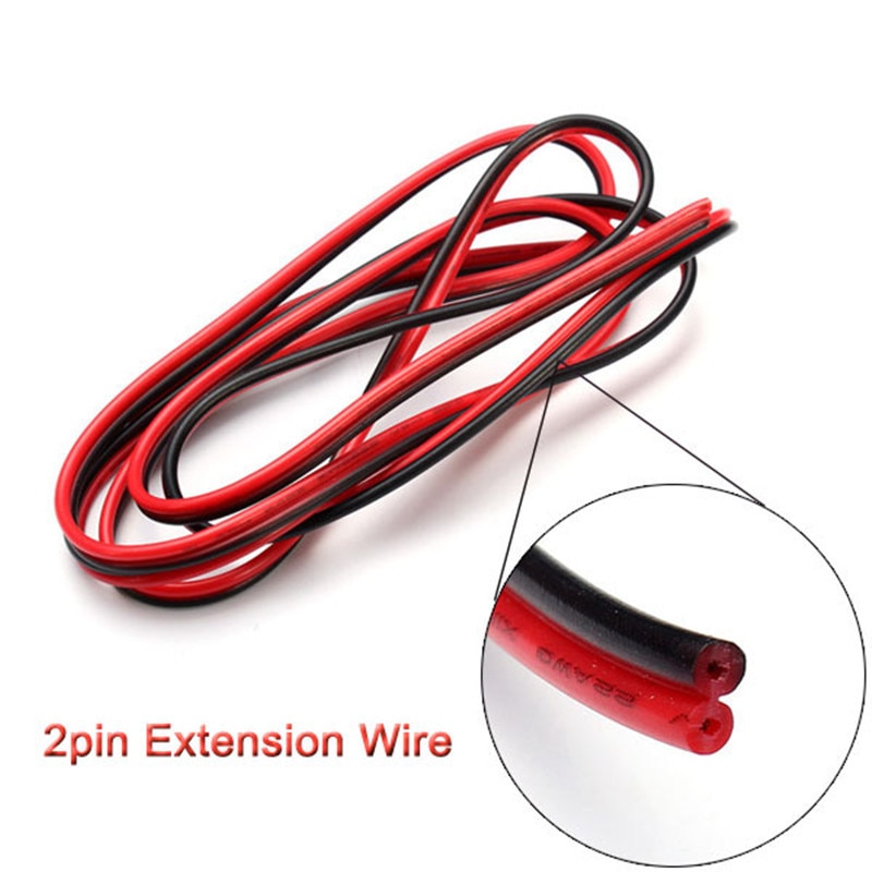 1 m 2 m 3 m 5 m 10 m 20 m 50 m 100 m 2Pin 3pin 4pin 5pin kanalen LED RGB kabel voor 5050 3528 Strip Extension Extend Cord Connector
