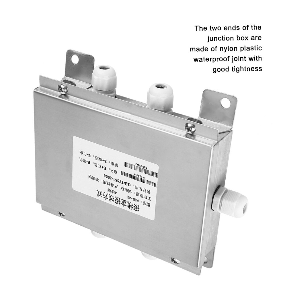 1Pcs Stainless Steel Junction Box Weighing Sensor 4 Wire Analog Digital Junction Box Four-Wire Junction Box