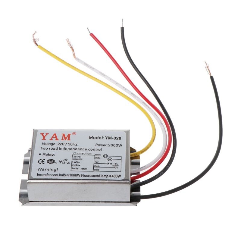 2000W Two Road Independence Control Change Frequency Power Section Switch 220V