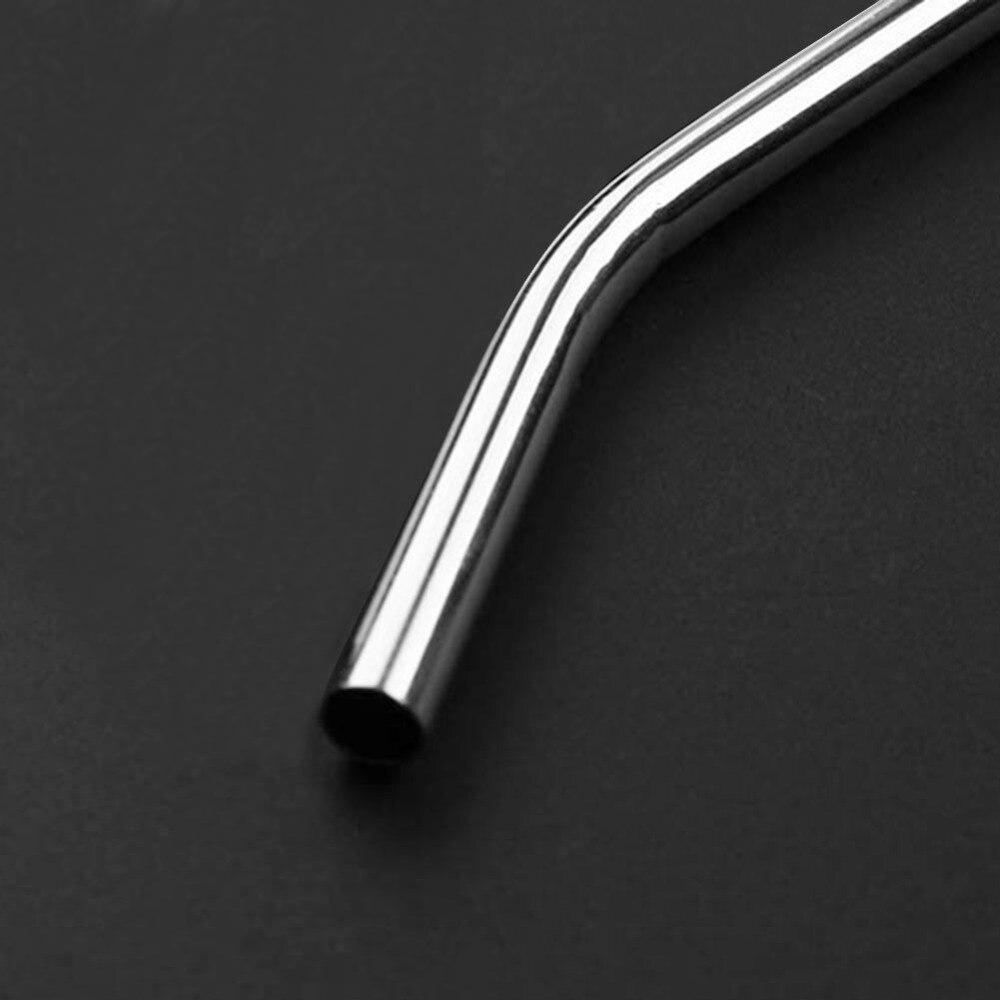 Pailles en métal réutilisables, 1, 4, 6, 8 pièces, en acier inoxydable, avec brosse de nettoyage, accessoires pour tasses et bars