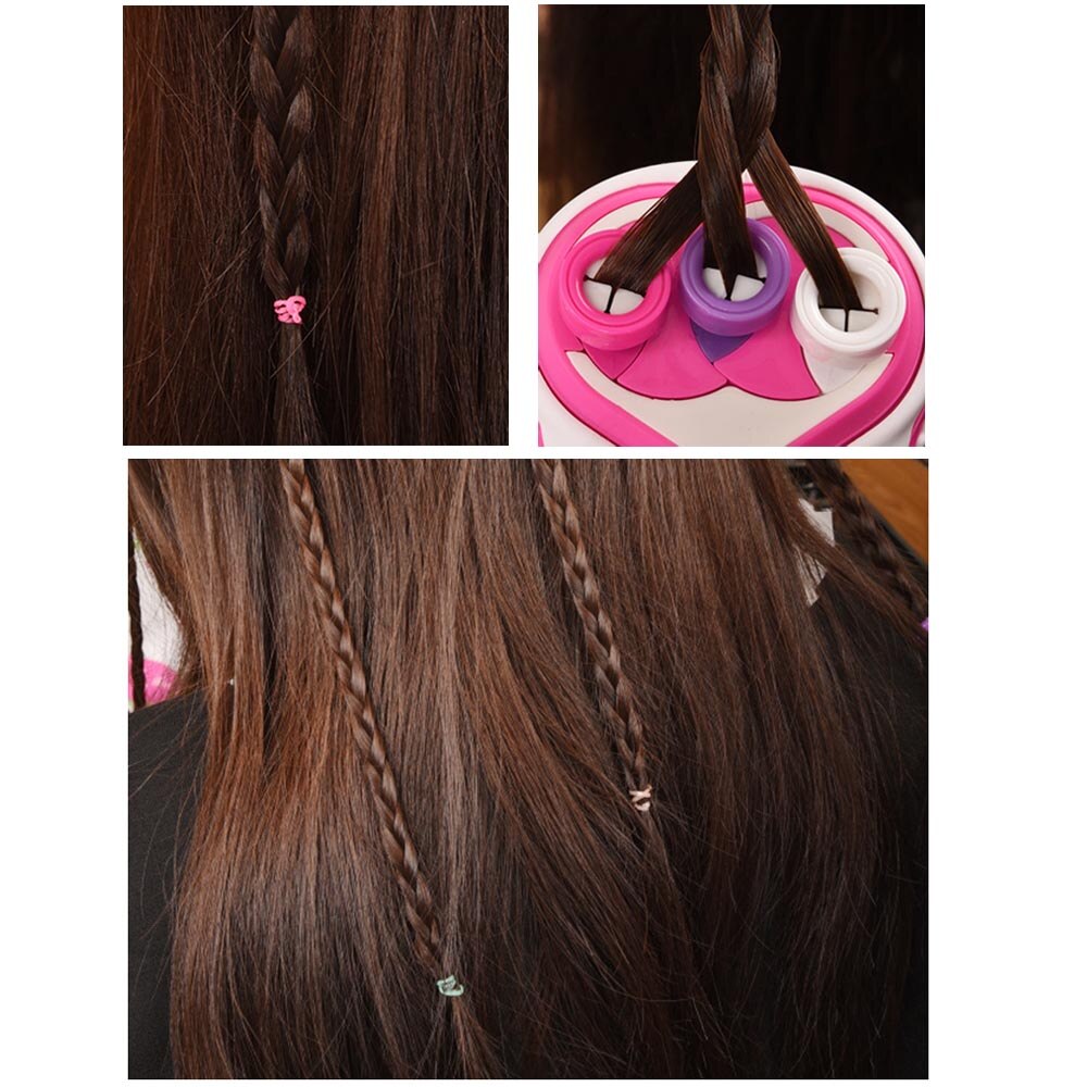 Girls DIY Hair Braid Kit Toy Hairdressing Decor Children Electric Twist Hair Braided Artifact Children Hairstyle Toy