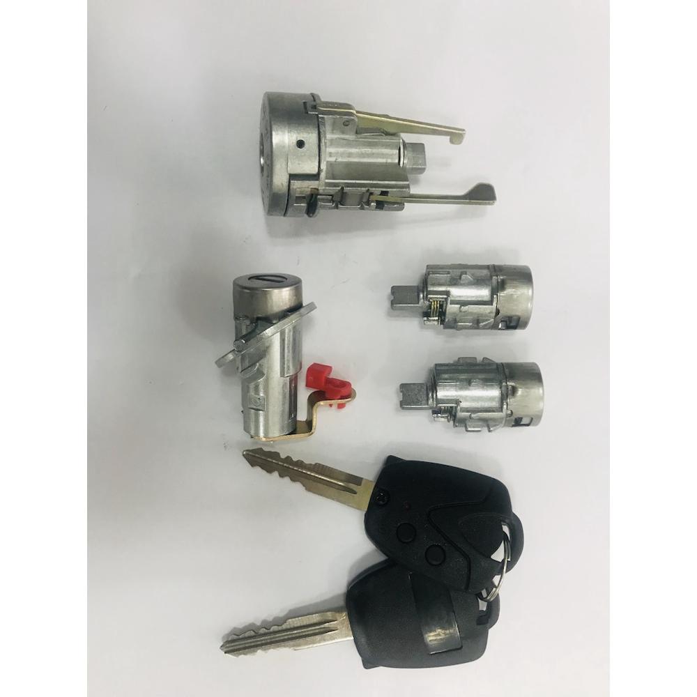 PROTON WAJA KEY LOCK SET WITH IGNITION BARREL &amp; DOOR LOCK &amp; LID LOCK with 2 KEYS